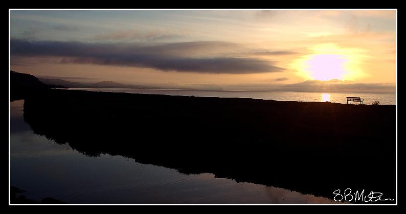Sunset at Llanddulas: Photograph by Steve Milner